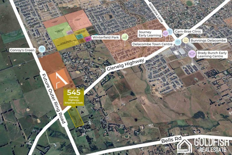 Strategically located approx. 11.5acres Development Land for Sale in Ballarat just opposite to Aberdeen Estate I Ballarat Western Growth Area 